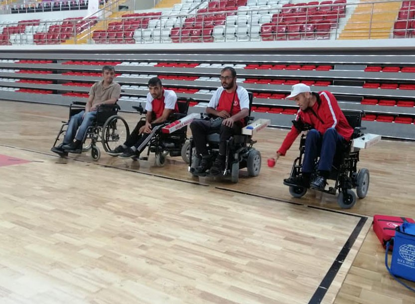 Boccia antrenmanları devam ediyor 