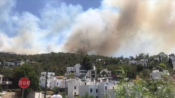 Bodrum orman yangını son durum