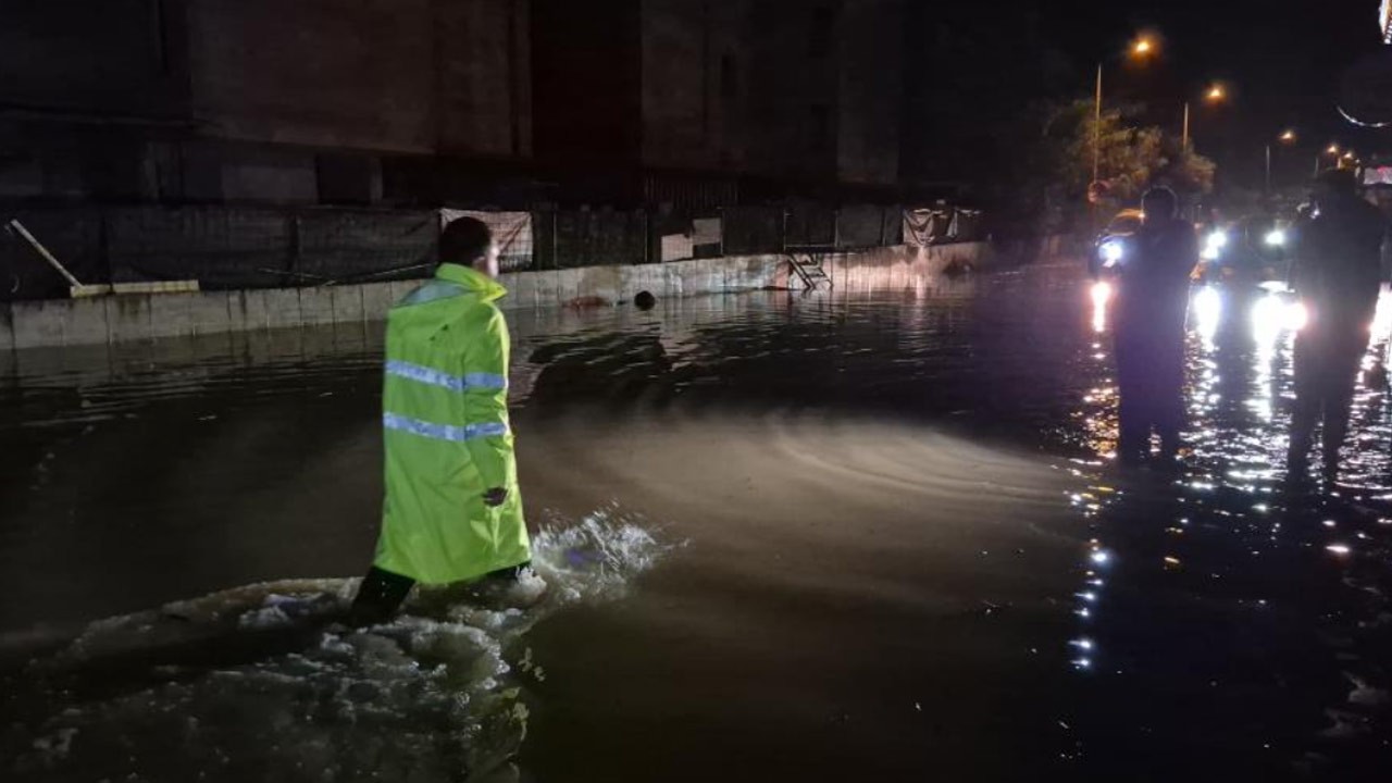 Bodrum sulara teslim oldu