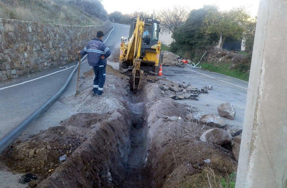Bodrum Turgutreis’te içme suyu hattı yenilendi 