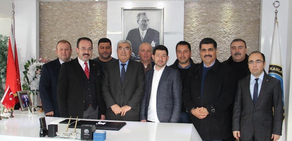 Bodrum ve Mumcular’dan Bölge Birliği Başkanı Saraç’a teşekkür ziyareti 