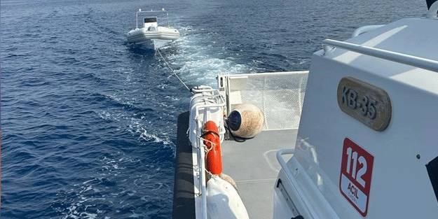 Bodrum’da 1 düzensiz göçmen kurtarıldı
