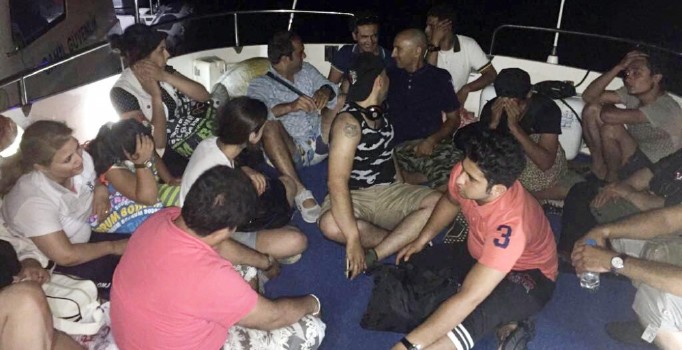 Bodrum'da 16 kaçak yakalandı