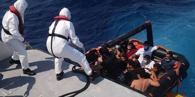 Bodrum'da 32 kaçak göçmen kurtarıldı
