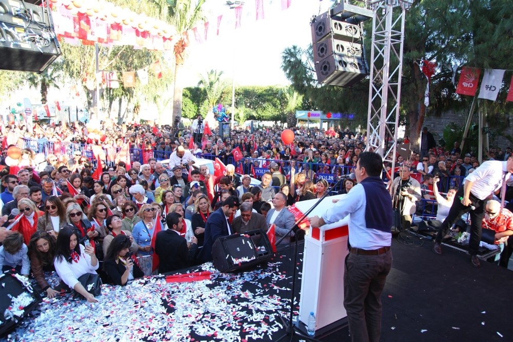 Bodrum’da Ahmet Aras izdihamı 