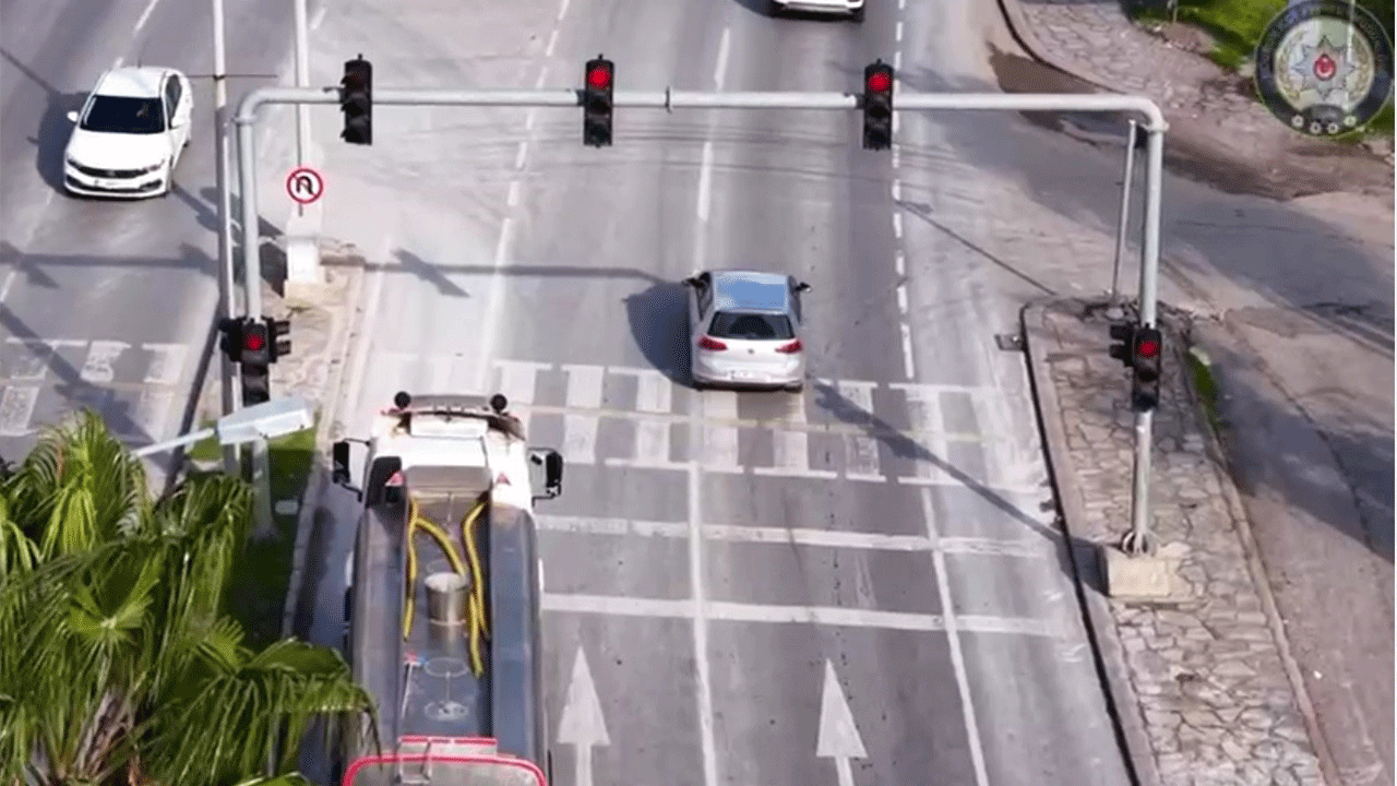 Bodrum’da drone denetimi! Trafik ihlali yapan sürücülere ceza yağdı