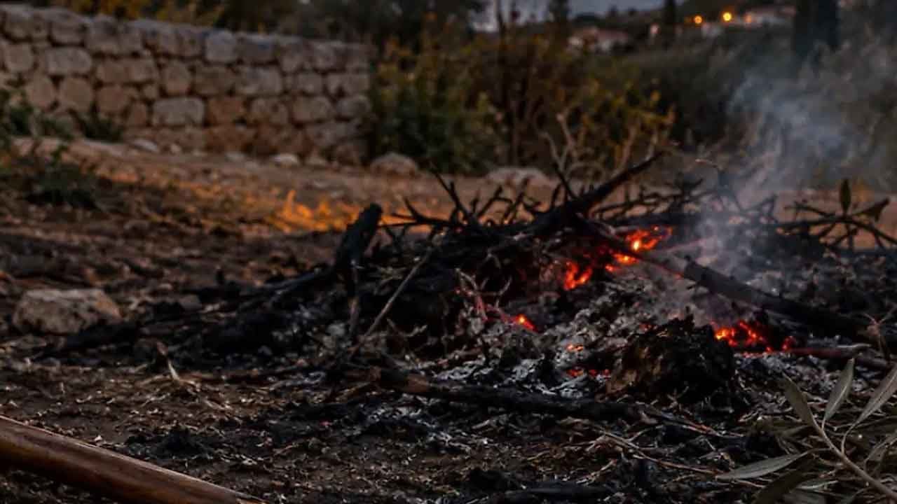 Temizlik ateşi yakan yaşlı adam ateşin içine düşerek hayatını kaybetti!