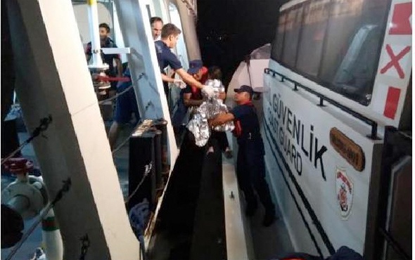 Bodrum'da göçmen teknesi battı