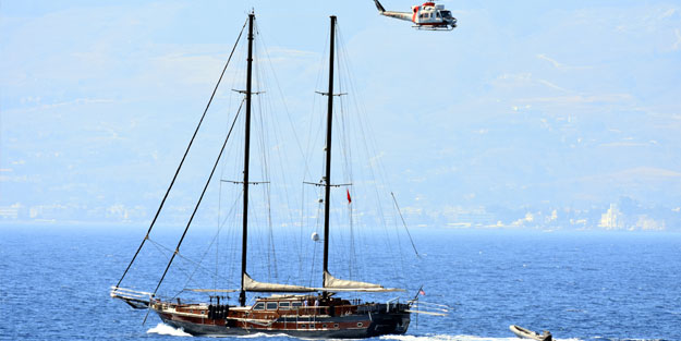 Bodrum'da göçmenleri taşıyan tekne battı