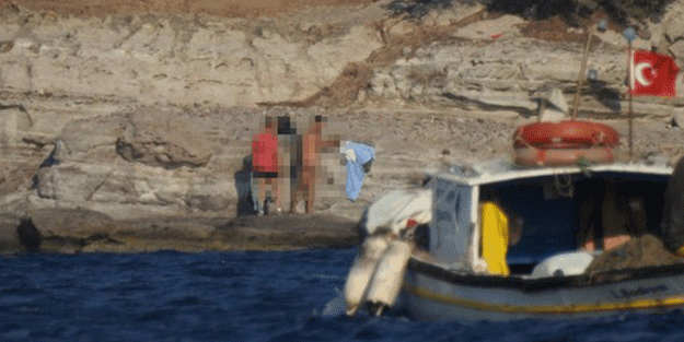 Bodrum'da hayasız görüntüler