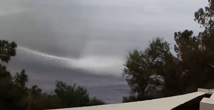 Bodrum’da hortum paniği