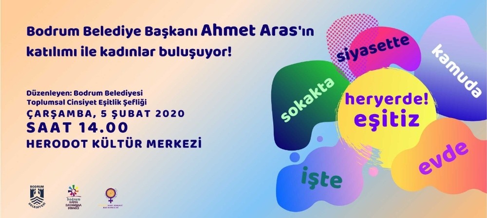 Bodrum’da kadın buluşması 