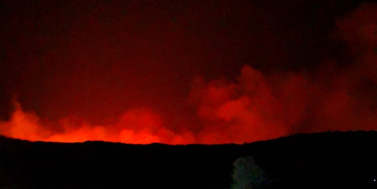 Bodrum'da korkutan yangın! Müdahale edilemiyor