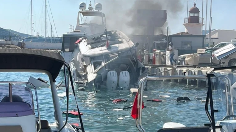 Bodrumda patlayan lüks tekne Hüseyin Yücel’e ait çıktı