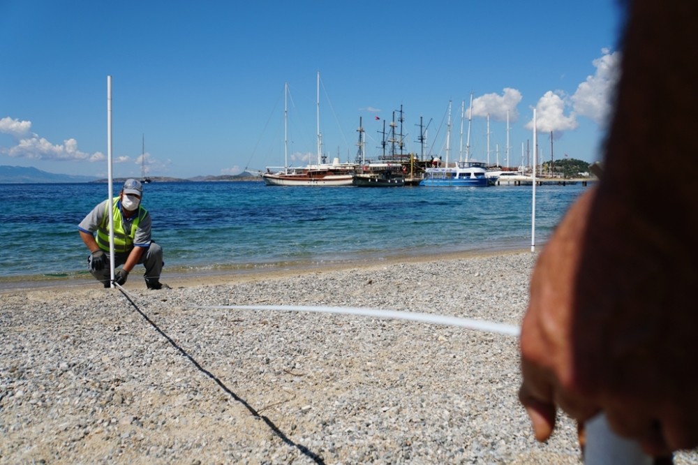 Bodrum’da plajlar 1 Haziran için hazırlanıyor 