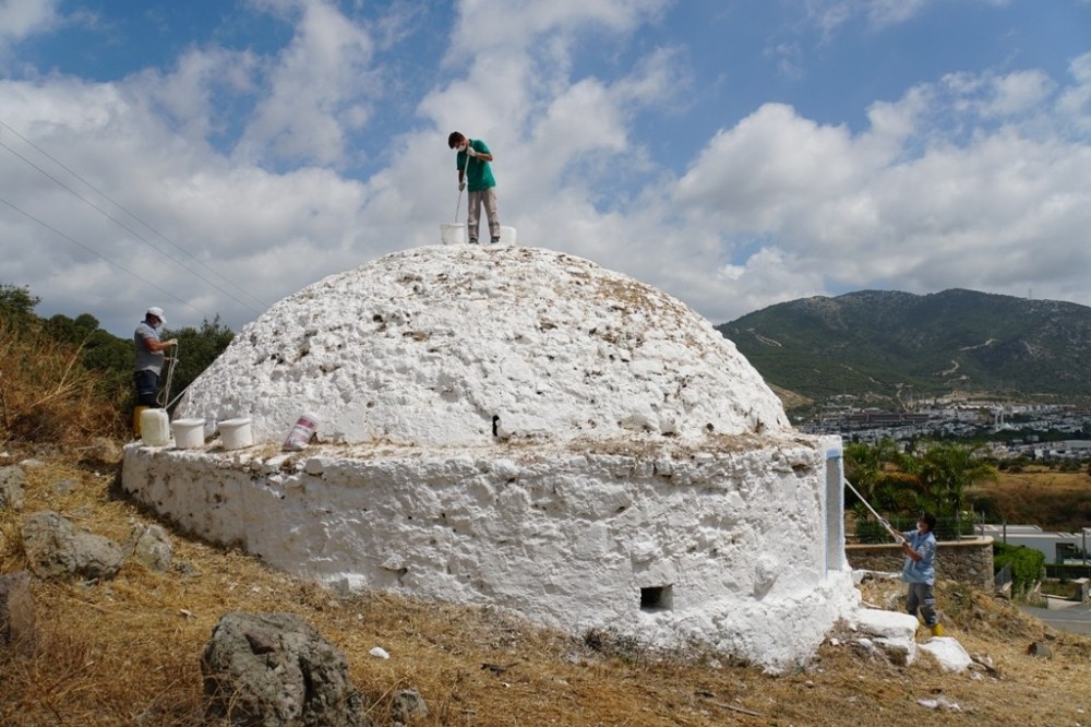 Bodrum’da sarnıçlar bakıma alındı 