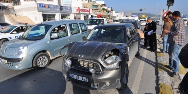 Bodrum’da zincirleme kaza