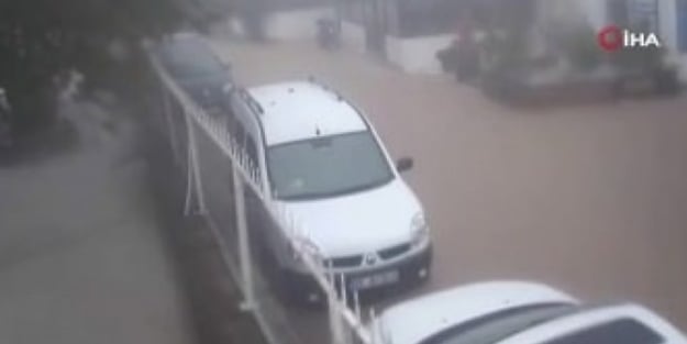 İşte dehşet anları! Her şey bir anda oldu