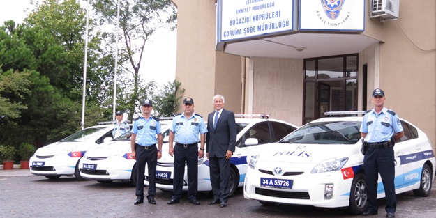 Boğaz Köprüleri'nin güvenliği Toyota'nın çevreci otomobillerine emanet