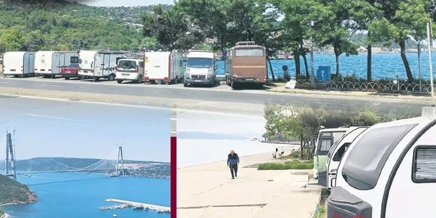 Boğaz'a sahip çıkacak belediye yok mu? Yeni moda tekerlekli yalı karavanlar...