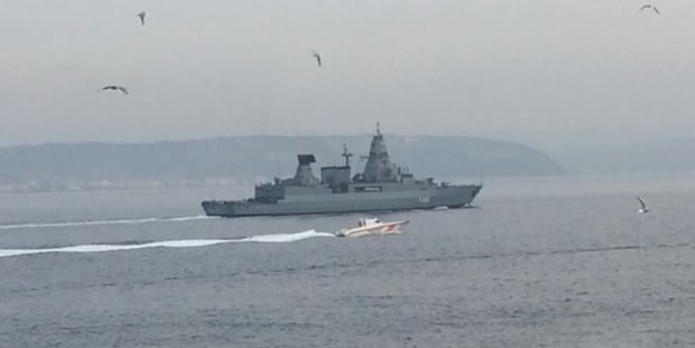 Boğaz'da hareketli dakikalar! Rus savaş gemisinden sonra NATO savaş gemisi...