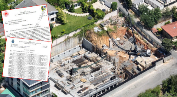 Boğaz'daki devasa korsan inşaata kim dur diyecek? İBB Meclisi ve Valilik kararına rağmen inşa çalışması sürüyor