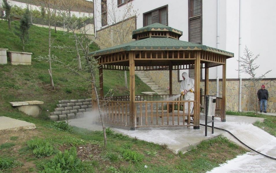 Boğaziçi Belediyesi toplu yaşam alanlarında hijyen çalışması yaptı 