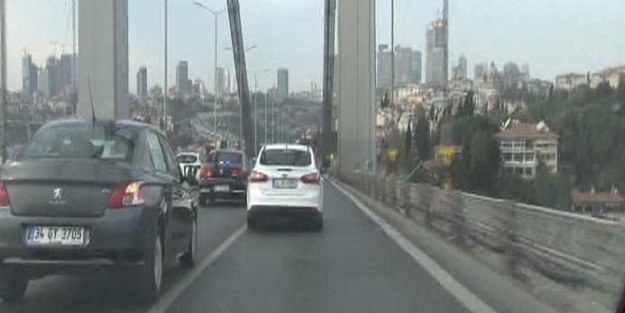 Boğaziçi Köprüsü tam Erdoğan geçerken sallandı