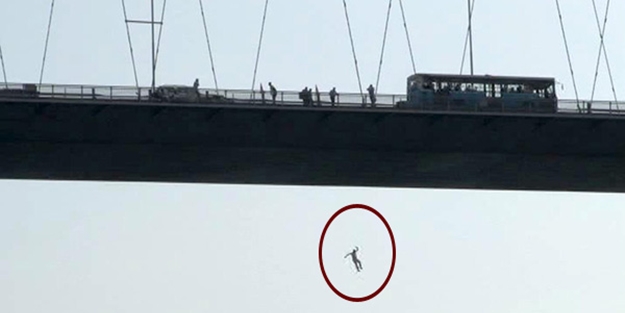 Boğaziçi Köprüsü'nde korkunç intihar