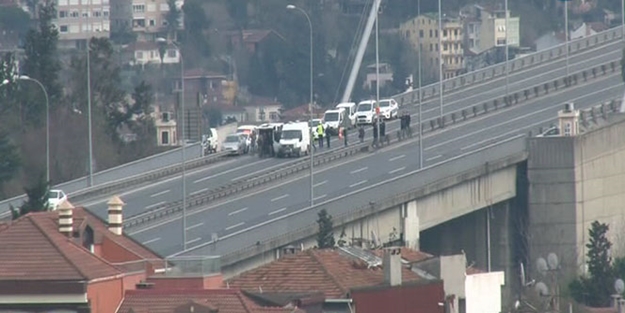Boğaziçi Köprüsü’nde şüpheli araç paniği