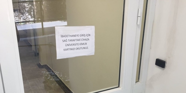 Boğaziçi Üniversitesi'nde kartlı ibadet sistemi!