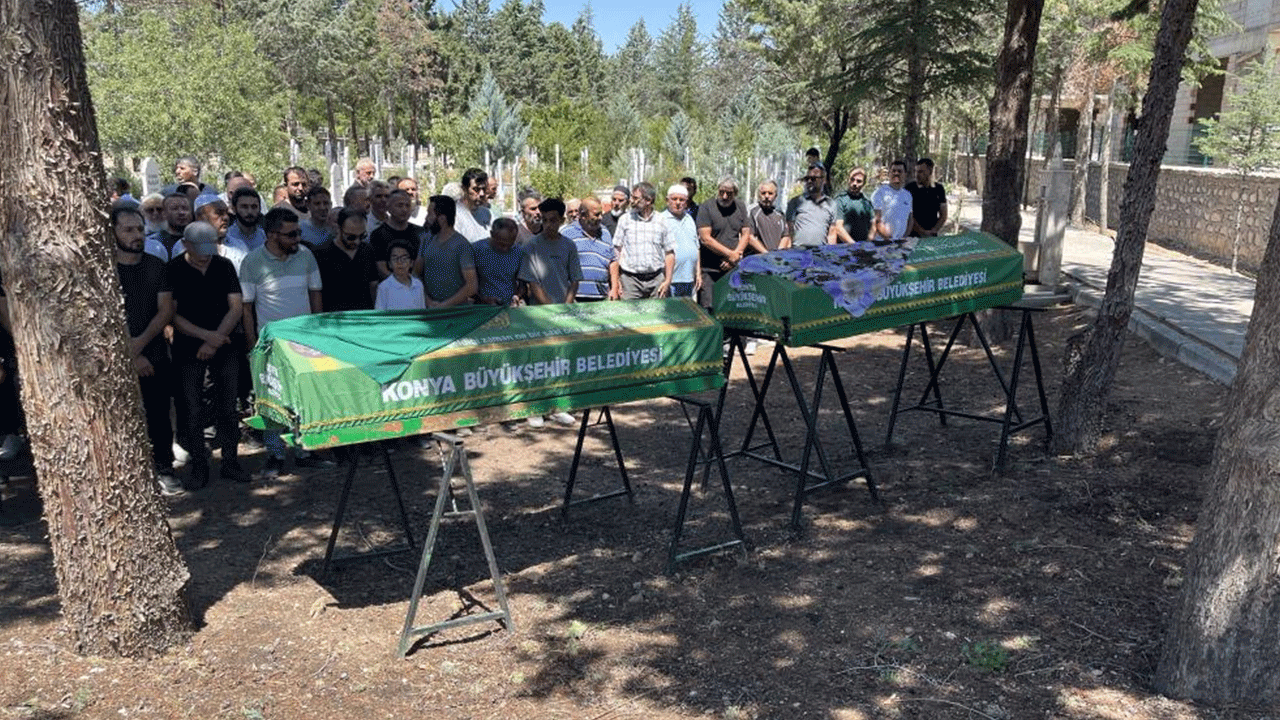 Boğulan kardeşlere acı veda