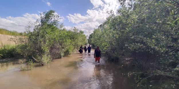 Boğulmaktan son anda kurtarıldılar