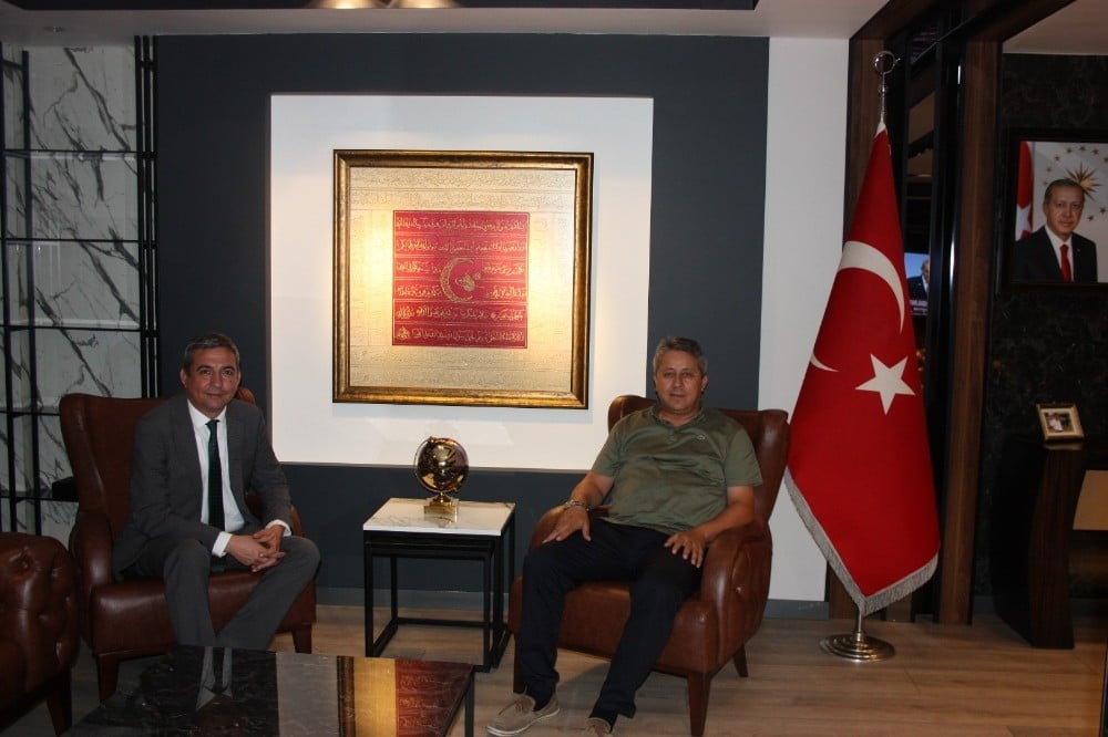 Bölge Birlik Başkanı Ertan Taşlı, Eren’i ağırladı 