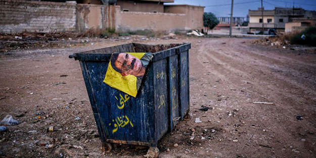 Bölgede hayat normale dönüyor! Terörist elebaşı Abdullah Öcalan çöp oldu