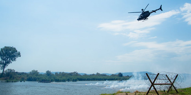 Bölgede sıcak gelişme! Türkiye'ye saldırmak için kritik nehri tanklarla, helikopterlerle geçtiler