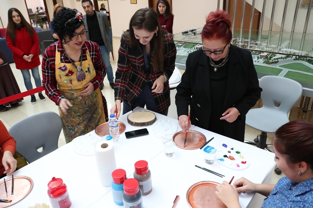 Bölgenin simgesi bakır, sanat eserine dönüştü 
