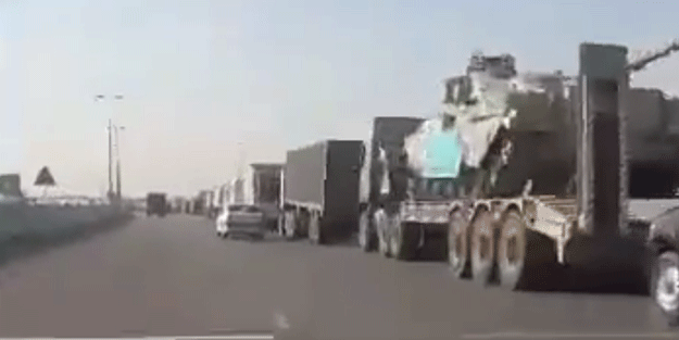 Bölgeye tank ve asker yığıyorlar! Abdullah Ağar görüntüleri böyle servis etti