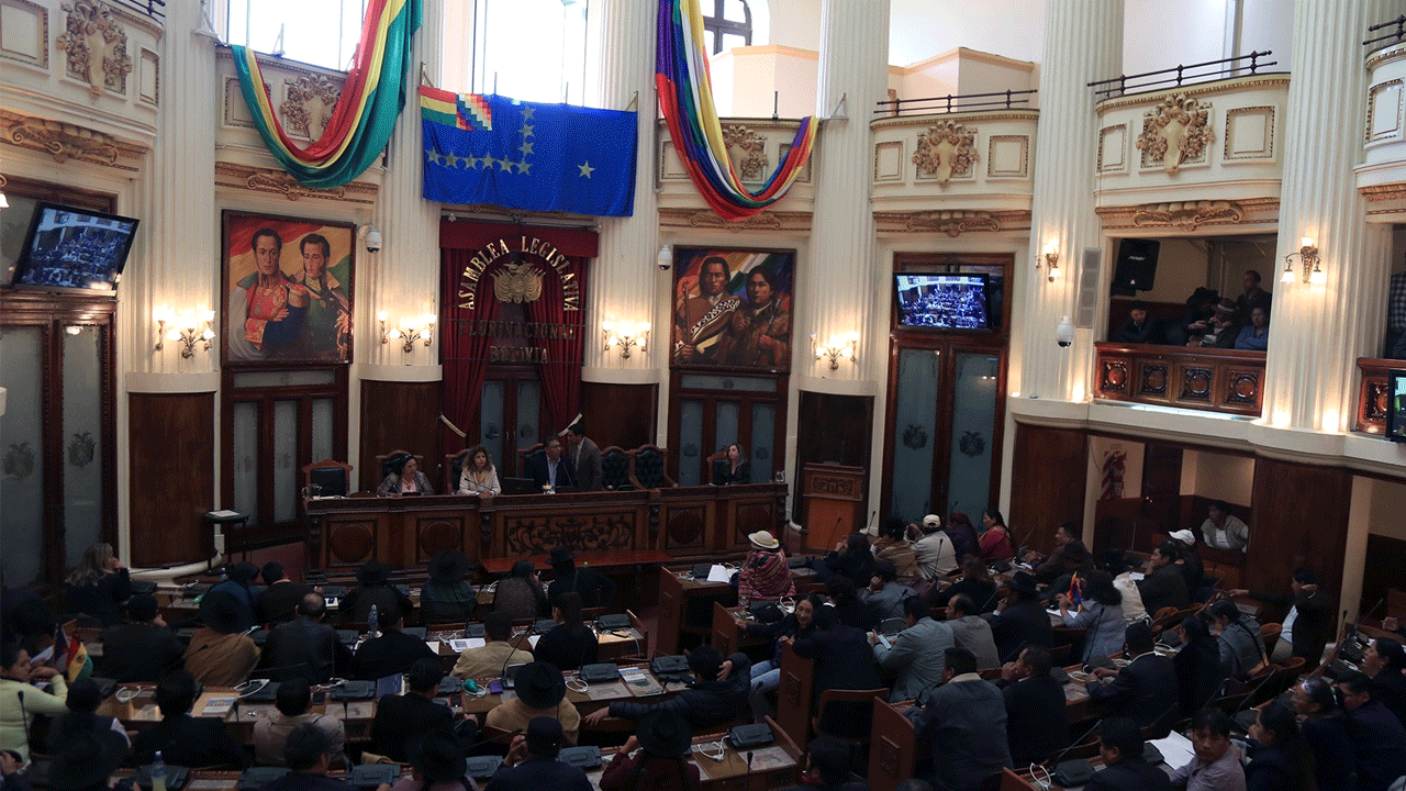 Bolivya Meclisi'nde Domatesli Protesto!