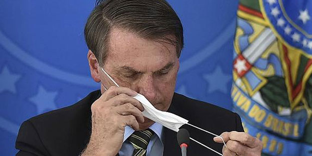 Bolsonaro’ya mahkeme kararı ile maske takma zorunluluğu getirildi