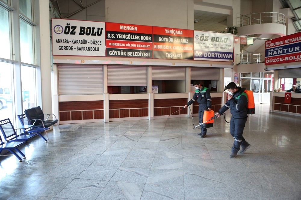 Bolu Belediyesi, Corona virüse karşı tedbirleri arttırdı 