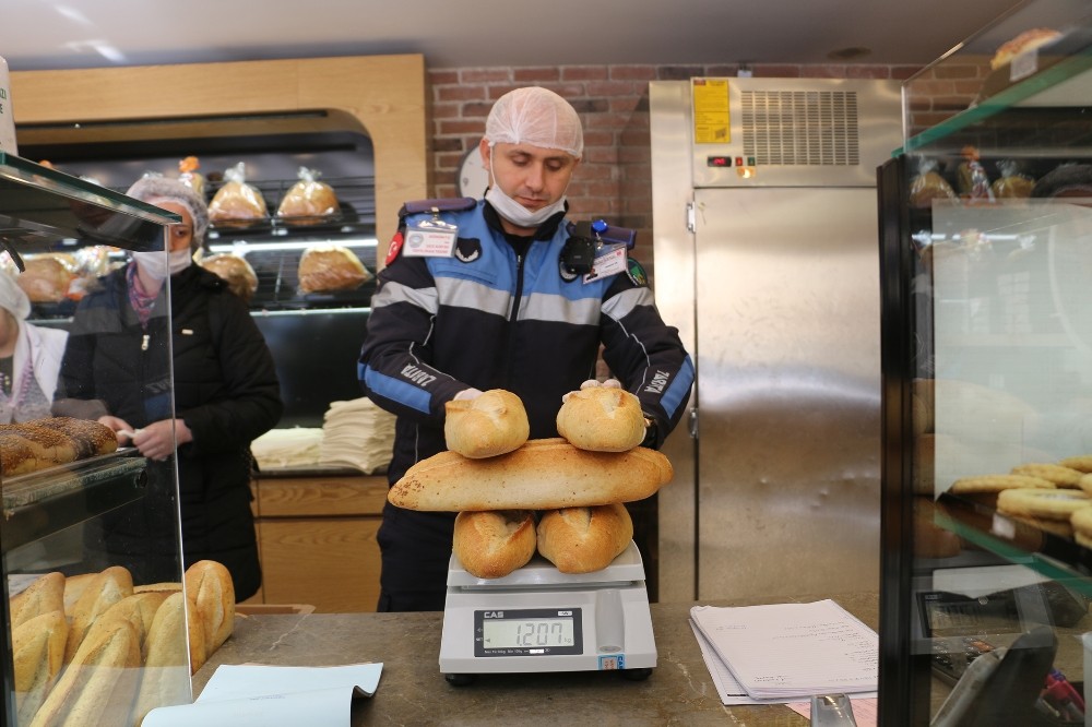 Bolu Belediyesi ekmek fırınlarını denetledi 