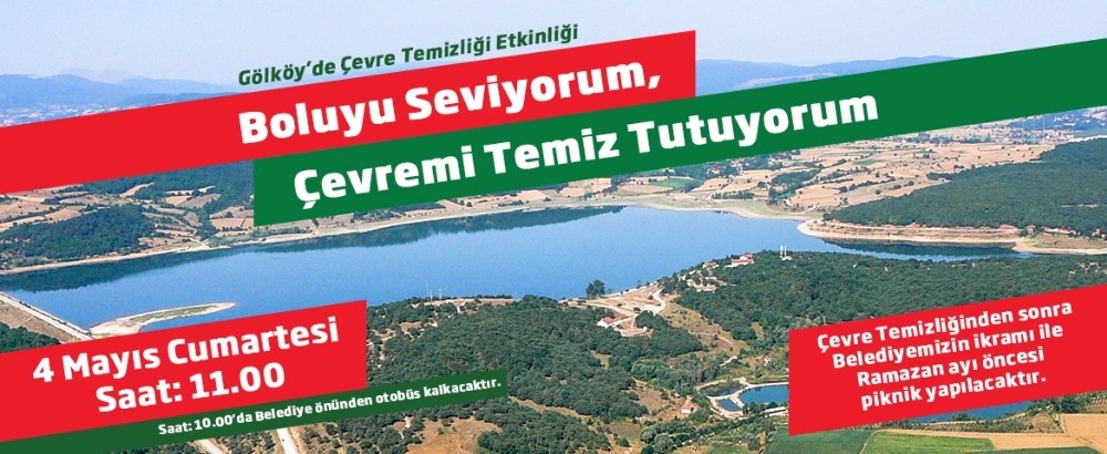 Bolu Belediyesi’nden çevre temizliği etkinliği 