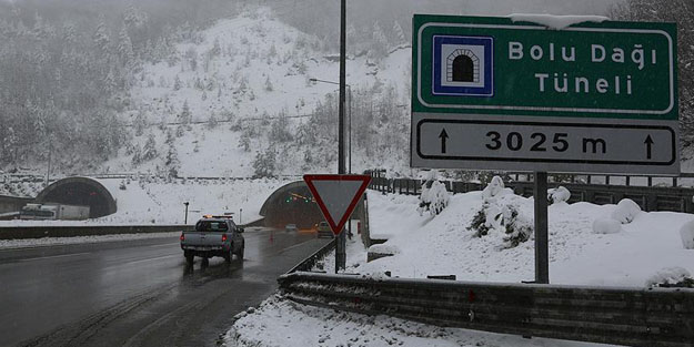 Bolu Dağı Tüneli 8 saat...