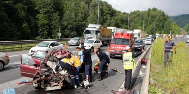 Bolu Dağı Tüneli çıkışında kaza: 1 ölü
