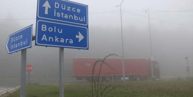 Bolu Dağı’nda göz gözü görmedi!