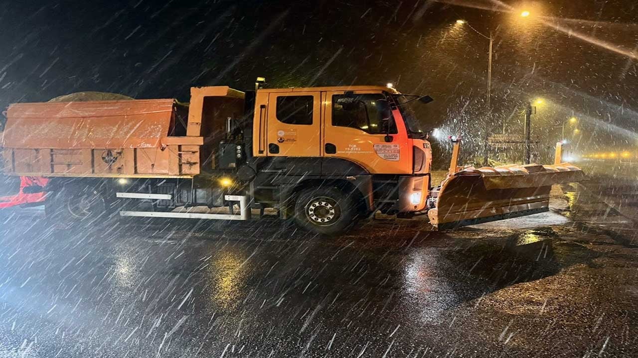Bolu Dağı'nda kar etkisini gösterdi
