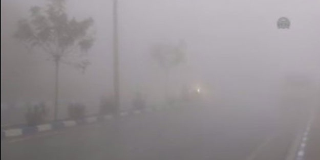 Bolu Dağı'nda sağanak ve yoğun sis