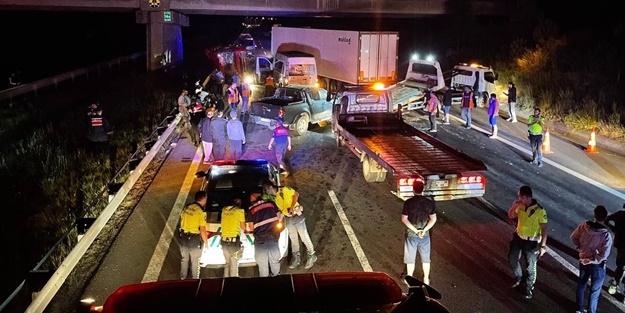 Bolu Dağı'nda zincirleme kaza!