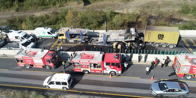 Bolu Dağı'nda zincirleme kaza